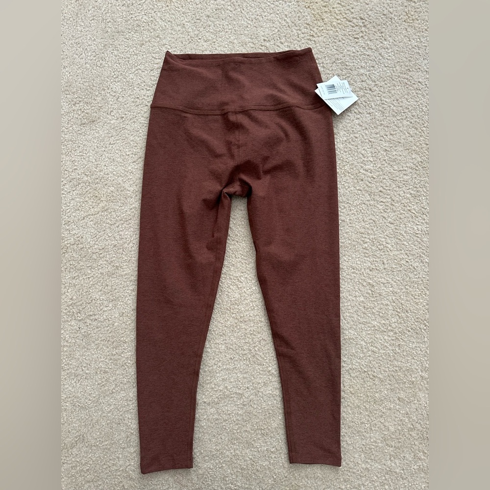 NWT beyond yoga brown spacedye leggings XL